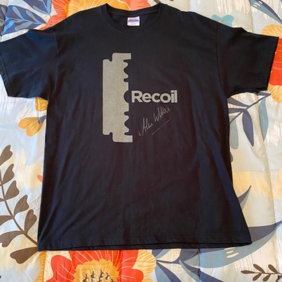 RECOIL ALAN WILDER TOUR SHIRT MENS SIZE LARGE (SIGNATURE BY A.L.) NEVER WORN - Picture 3 of 8